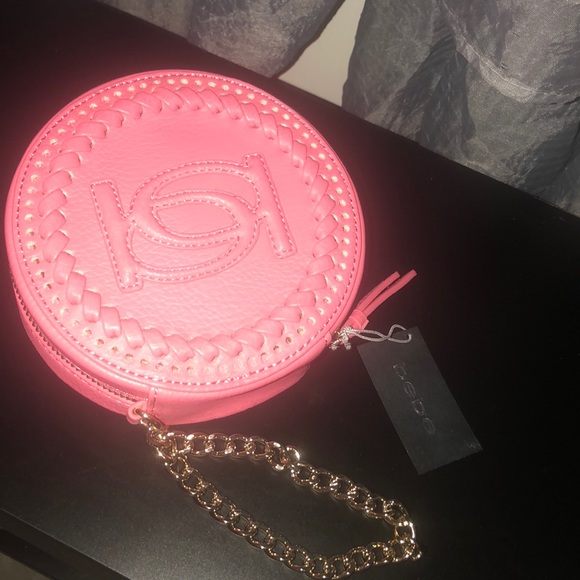 bebe Handbags - NWT Pink Bebe Wristlet/Purse